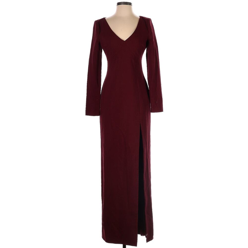 LIKELY Rhubarb Leandra Gown in Maroon EUC Size 14 - Picture 6 of 7
